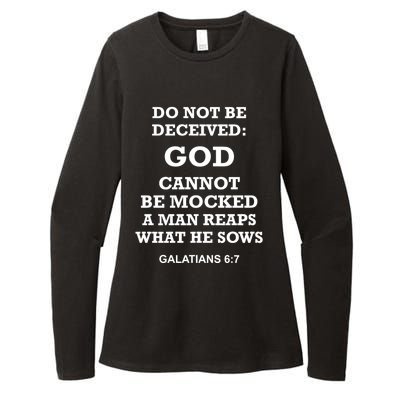 God Cannot Be Mocked By Drag Queens Wear God Is Not Mocked Last Supper Mockery Womens CVC Long Sleeve Shirt