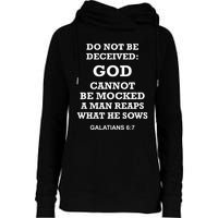 God Cannot Be Mocked By Drag Queens Wear God Is Not Mocked Last Supper Mockery Womens Funnel Neck Pullover Hood