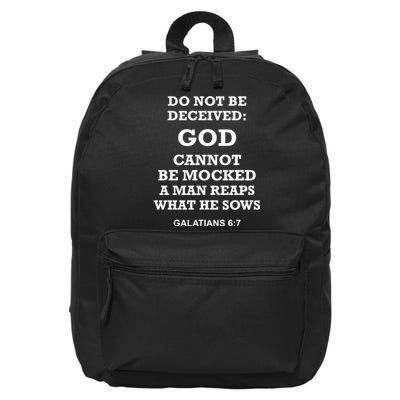 God Cannot Be Mocked By Drag Queens Wear God Is Not Mocked Last Supper Mockery 16 in Basic Backpack