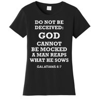 God Cannot Be Mocked By Drag Queens Wear God Is Not Mocked Last Supper Mockery Women's T-Shirt