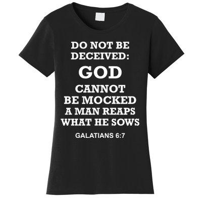 God Cannot Be Mocked By Drag Queens Wear God Is Not Mocked Last Supper Mockery Women's T-Shirt