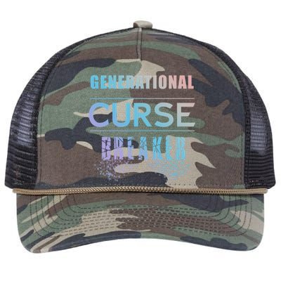 Generational Curse Breaker (The Next Chapter) Gift Retro Rope Trucker Hat Cap