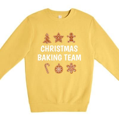 Gingerbread Christmas Baking Team Premium Crewneck Sweatshirt