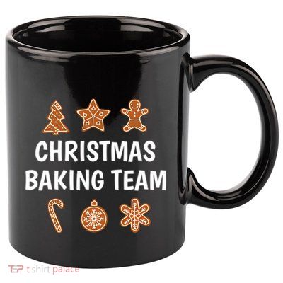 Gingerbread Christmas Baking Team 11oz C Handle Ceramic Mug