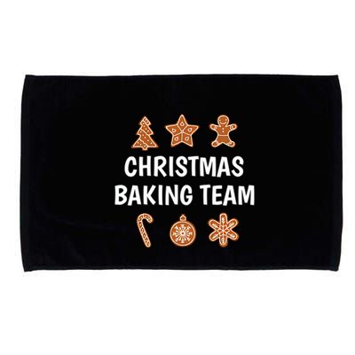 Gingerbread Christmas Baking Team Microfiber Hand Towel