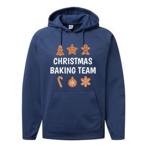 Gingerbread Christmas Baking Team Performance Fleece Hoodie