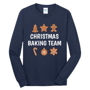 Gingerbread Christmas Baking Team Tall Long Sleeve T-Shirt