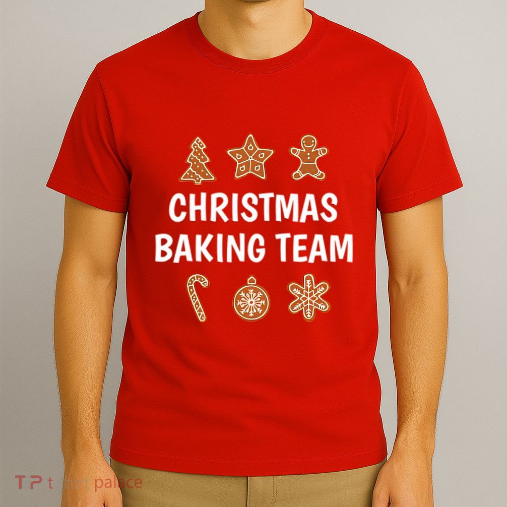 Gingerbread Christmas Baking Team T-Shirt