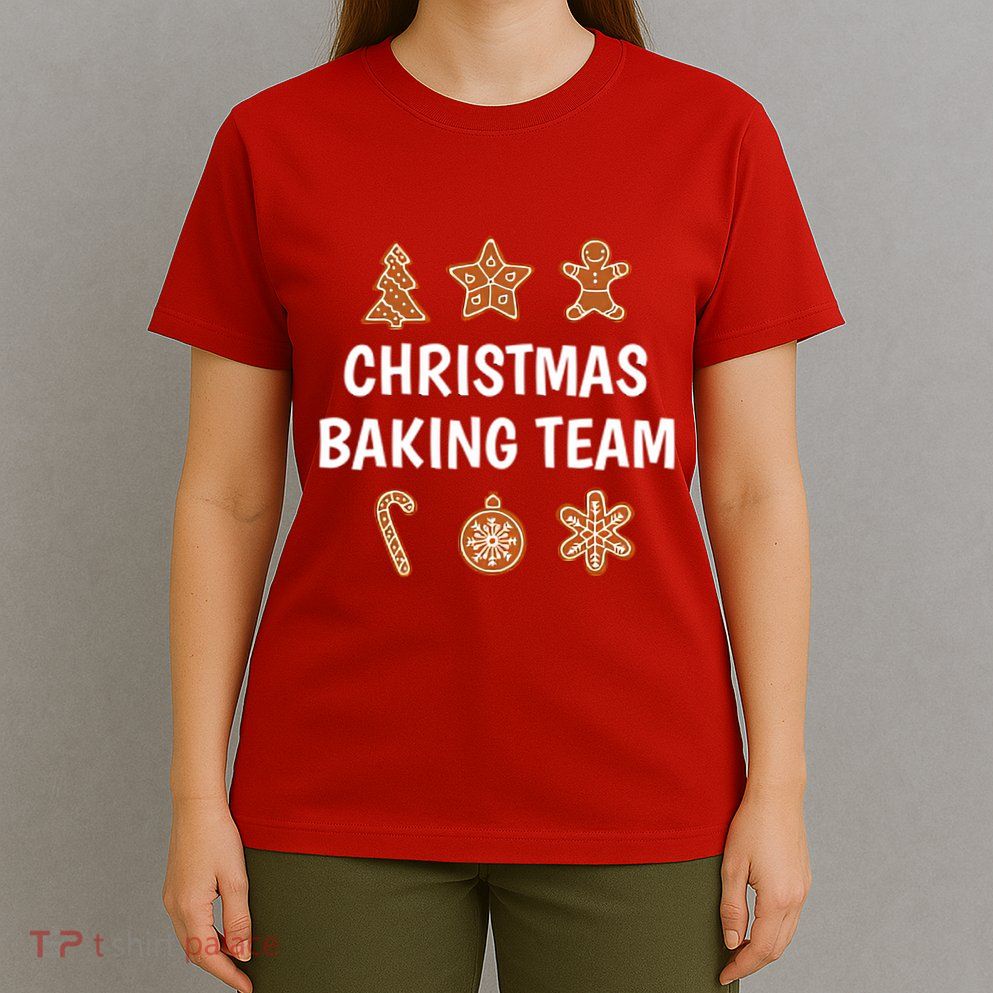 Gingerbread Christmas Baking Team T-Shirt