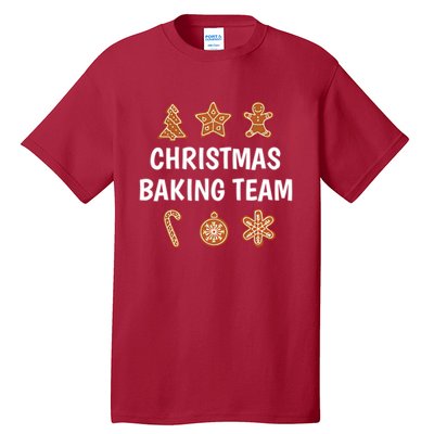 Gingerbread Christmas Baking Team Tall T-Shirt