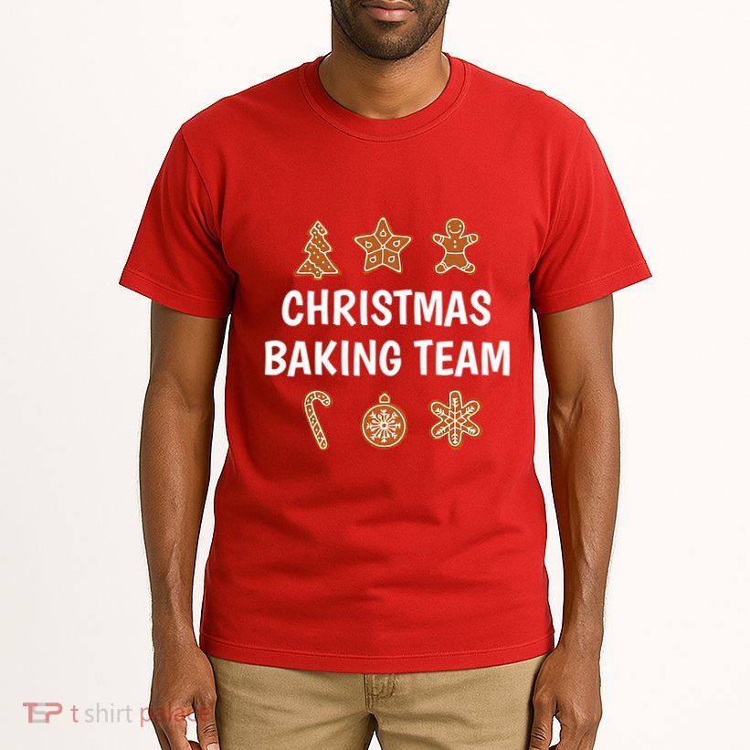 Gingerbread Christmas Baking Team Tall T-Shirt