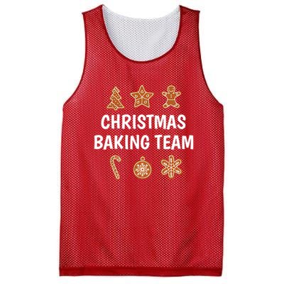 Gingerbread Christmas Baking Team Mesh Reversible Basketball Jersey Tank