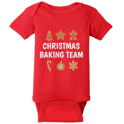 Gingerbread Christmas Baking Team Baby Bodysuit