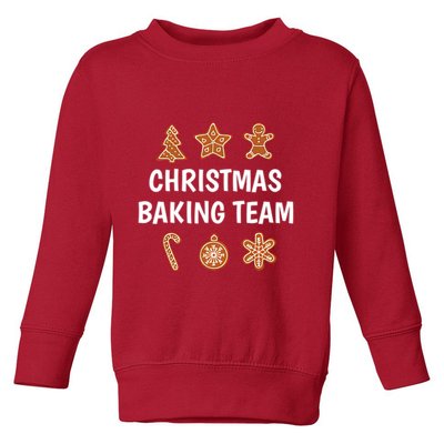 Gingerbread Christmas Baking Team Toddler Sweatshirt