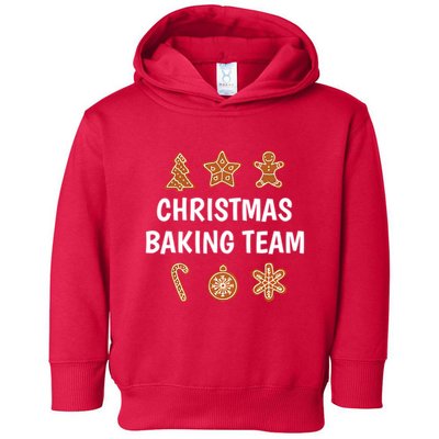 Gingerbread Christmas Baking Team Toddler Hoodie