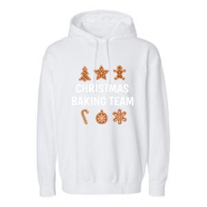 Gingerbread Christmas Baking Team Garment-Dyed Fleece Hoodie