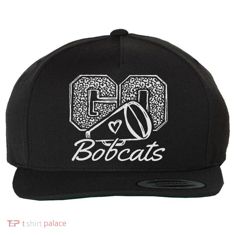 Go Cheer Bobcats Sports Name Gifts Women Boy Girl Wool Snapback Cap