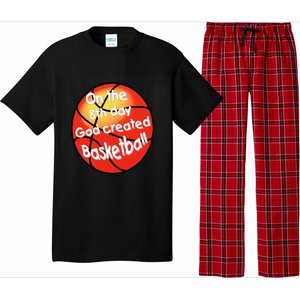 God Created Basketball On The 8th Day Gift Pajama Set