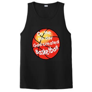 God Created Basketball On The 8th Day Gift PosiCharge Competitor Tank