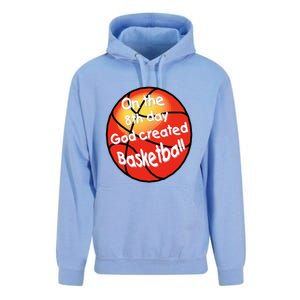 God Created Basketball On The 8th Day Gift Unisex Surf Hoodie