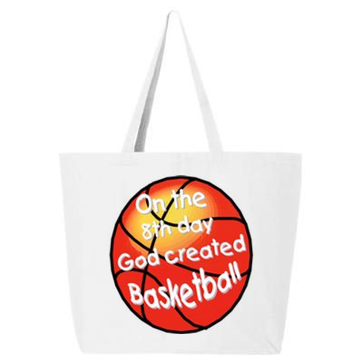 God Created Basketball On The 8th Day Gift 25L Jumbo Tote