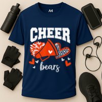 Go Cheer Bears Sports Name Female Cooling Performance Crew T-Shirt