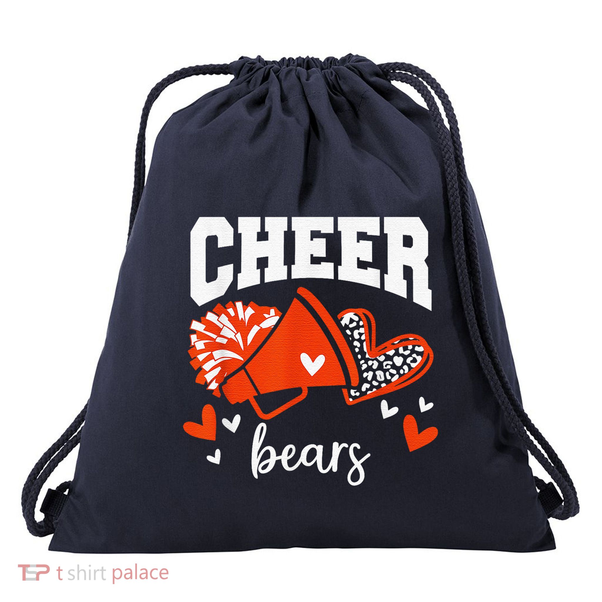 Go Cheer Bears Sports Name Female Drawstring Bag