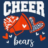 Go Cheer Bears Sports Name Female Sustainable Beanie