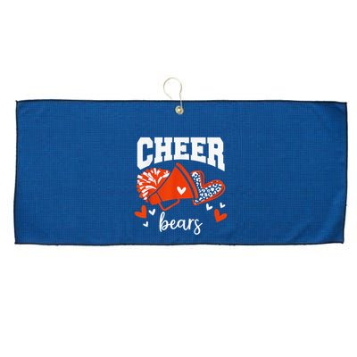 Go Cheer Bears Sports Name Female Large Microfiber Waffle Golf Towel