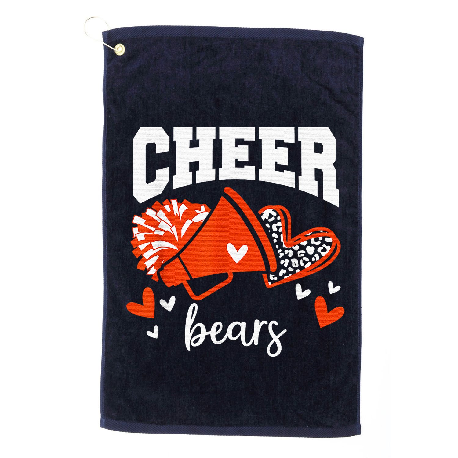 Go Cheer Bears Sports Name Female Golf Towel