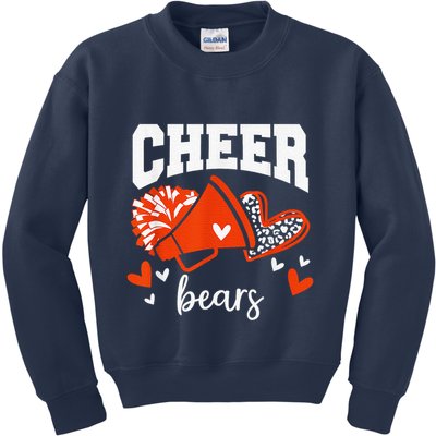 Go Cheer Bears Sports Name Female Kids Sweatshirt