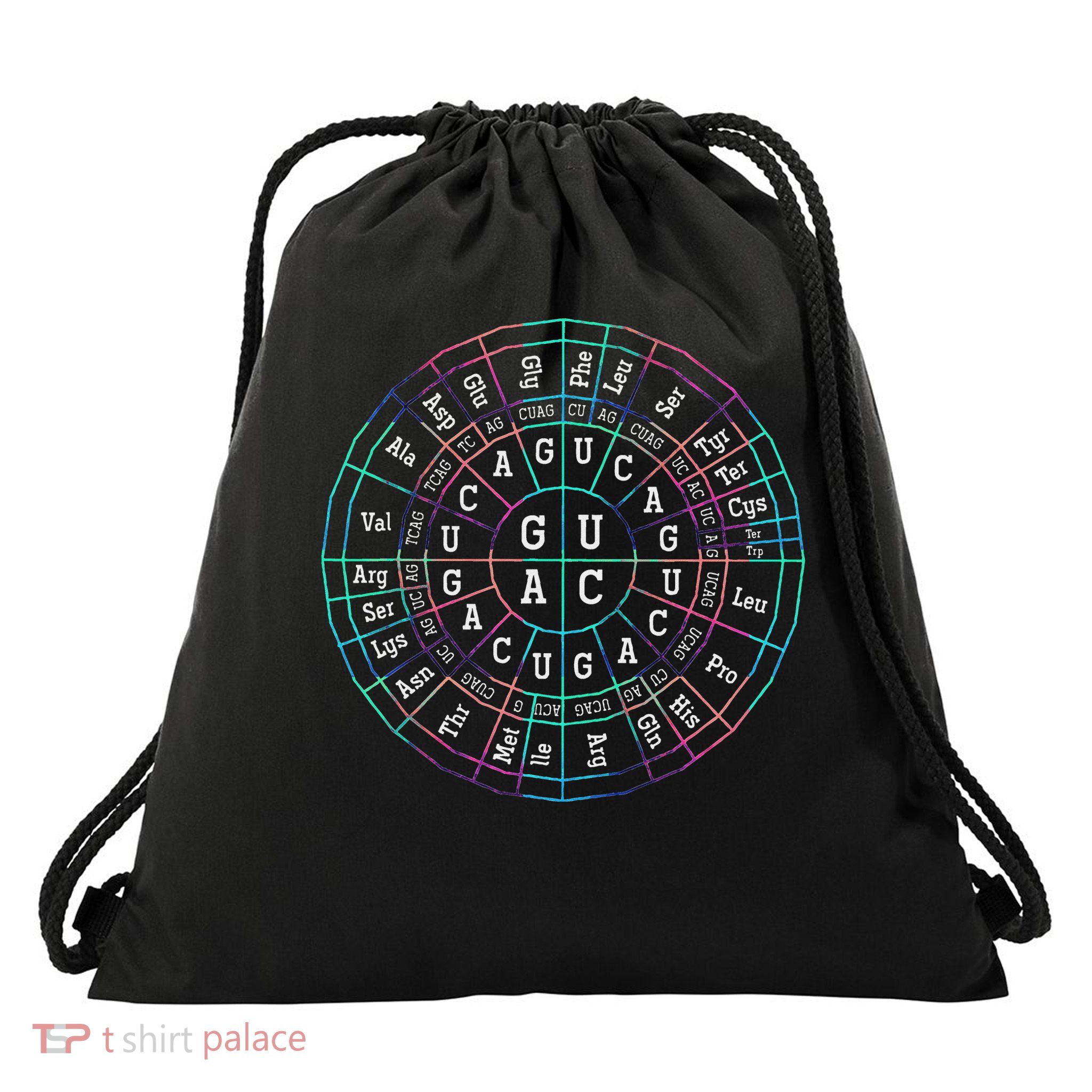 Genetic Code Biology Drawstring Bag