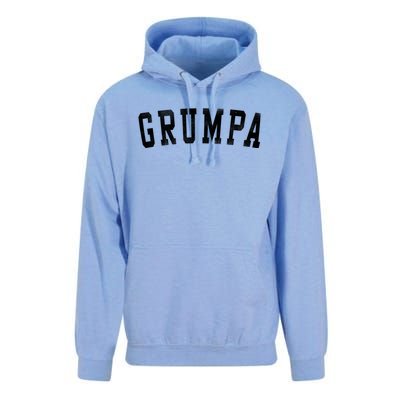 Grumpa Classic Bold Font FatherS Day Grumpa Unisex Surf Hoodie