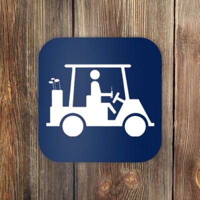 Golf Cart Beer Coaster