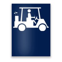 Golf Cart Beer Poster