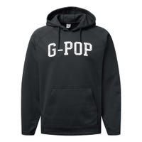 Gpop Classic Bold Font Gpop Birthday Gift Performance Fleece Hoodie