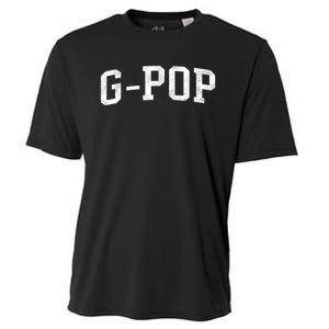 Gpop Classic Bold Font Gpop Birthday Gift Cooling Performance Crew T-Shirt