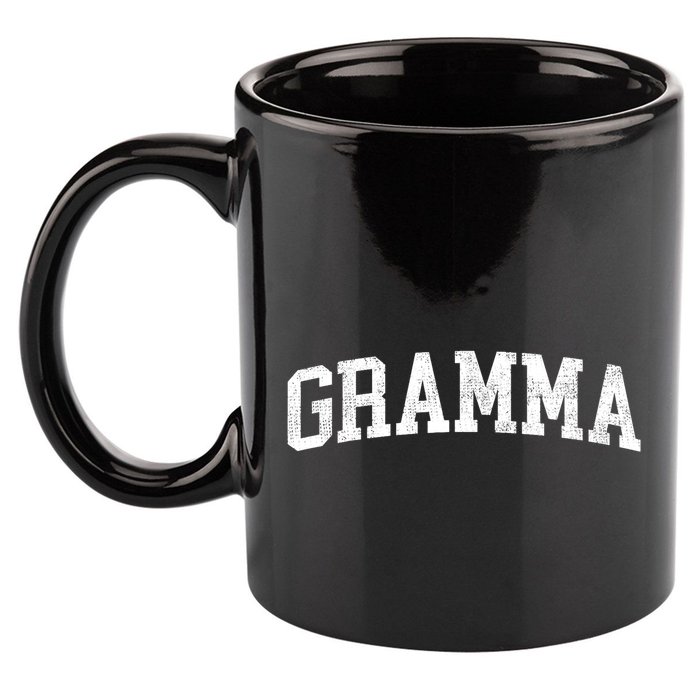 Gramma Classic Bold Font Gramma Birthday Gift 11oz C Handle Ceramic Mug