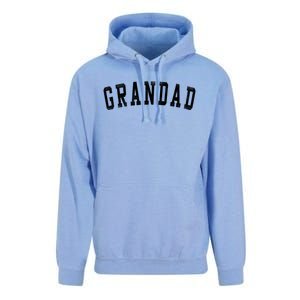 Grandad Classic Bold Font FatherS Day Grandad Unisex Surf Hoodie