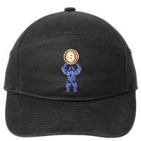 Gorilla Cryptocurrency Bitcoin 7-Panel Snapback Hat