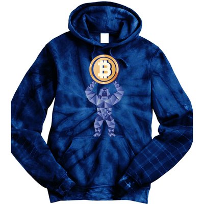 Gorilla Cryptocurrency Bitcoin Tie Dye Hoodie