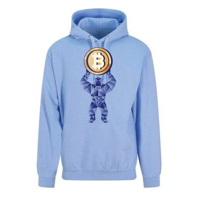 Gorilla Cryptocurrency Bitcoin Unisex Surf Hoodie