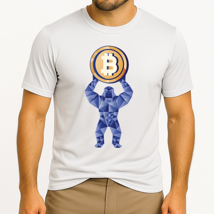 Gorilla Cryptocurrency Bitcoin Performance Shirt