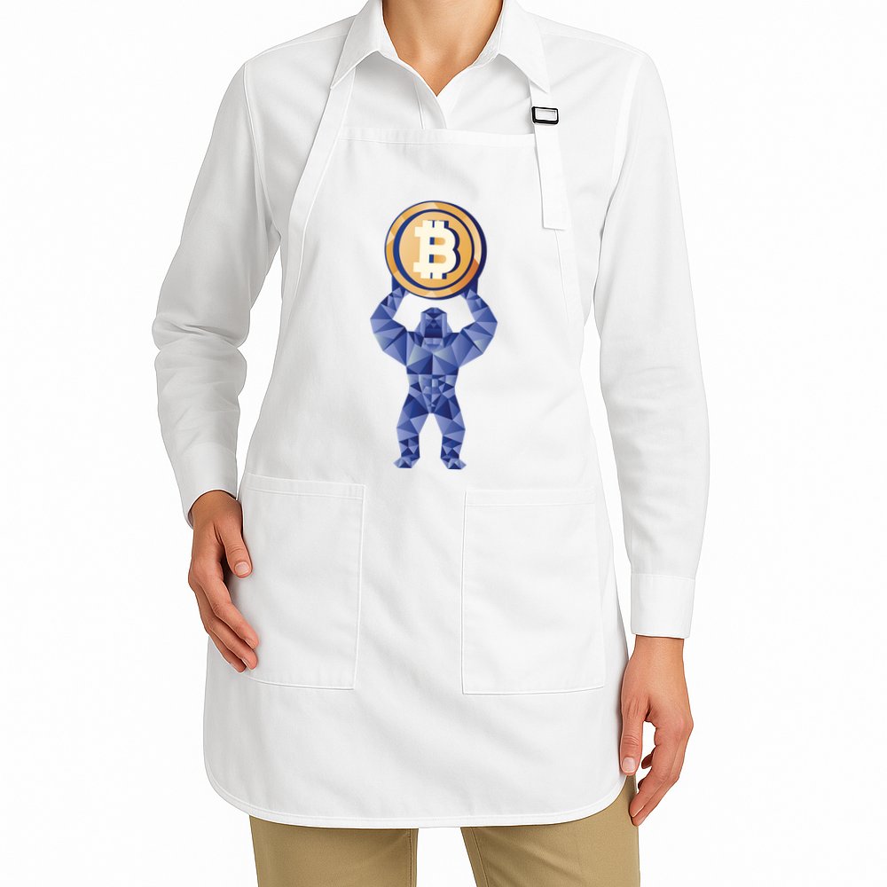 Gorilla Cryptocurrency Bitcoin Apron