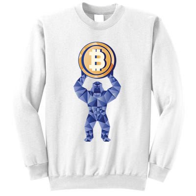 Gorilla Cryptocurrency Bitcoin Sweatshirt