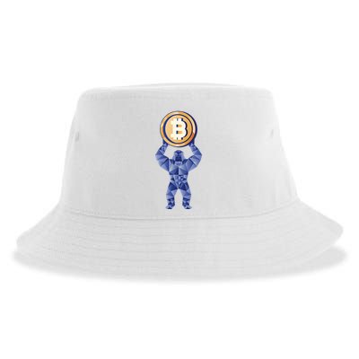 Gorilla Cryptocurrency Bitcoin Sustainable Bucket Hat