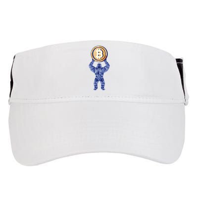 Gorilla Cryptocurrency Bitcoin Adult Drive Performance Visor