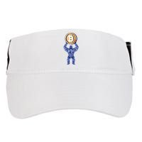 Gorilla Cryptocurrency Bitcoin Adult Drive Performance Visor