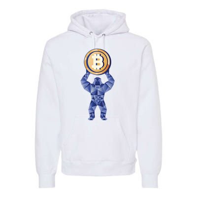 Gorilla Cryptocurrency Bitcoin Premium Hoodie