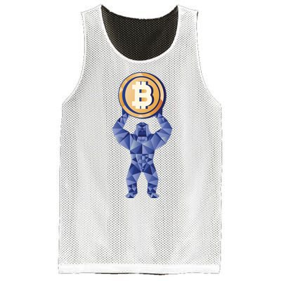 Gorilla Cryptocurrency Bitcoin Mesh Reversible Basketball Jersey Tank